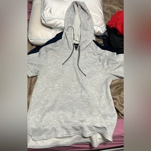 Large Reebok Short Sleeve Hoodie